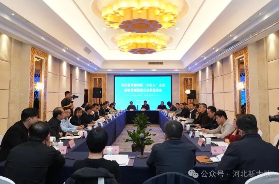 河北省工信厅主办的企业家座谈会在石家庄召开